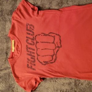 Mighty Fine red "Fight Club" T